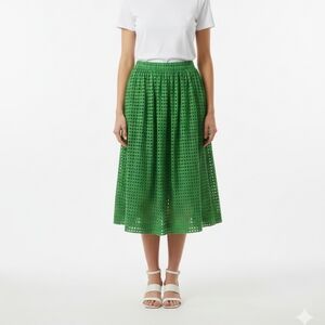 Women skirts size L color green